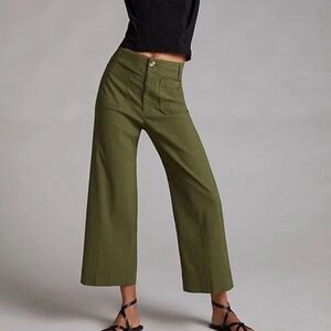 Anthropologie Maeve Collette Pants in Holly Green Size 24